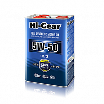 HG0554 Масло моторное синтетическое 5W-50 SM/CF FULL SYNTHETIC MOTOR OIL 4л 1/3шт